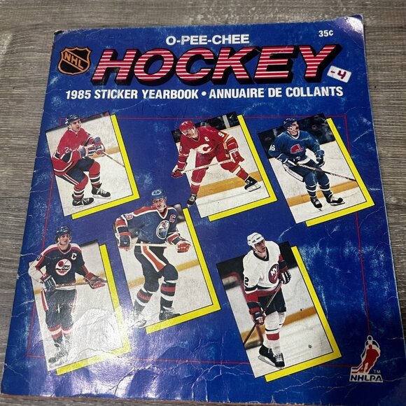 1985 O-Pee-Chee Hockey Sticker Album Yearbook Set Gretzky Mario Lemieux - Picture 1 of 8